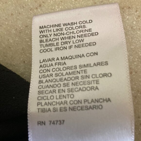 Shelby & Palmer Sheath Dress Women Size 16 Black Stretch Knit Ruched Cap Sleeve - Picture 9 of 12